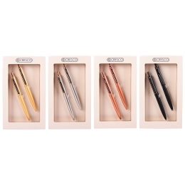 Ballpoint pen + mechanical pencil REPORTER PREMIUM Gift Box (1)