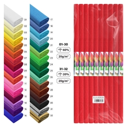 Crepe paper JUNIOR - st. orange 05 (1)