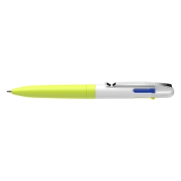 Ballpoint pen Schneider Take 4 M Neon yellow-white - 4 colour refill