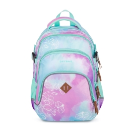 Student Backpack OXY SCOOLER Flowers (5)