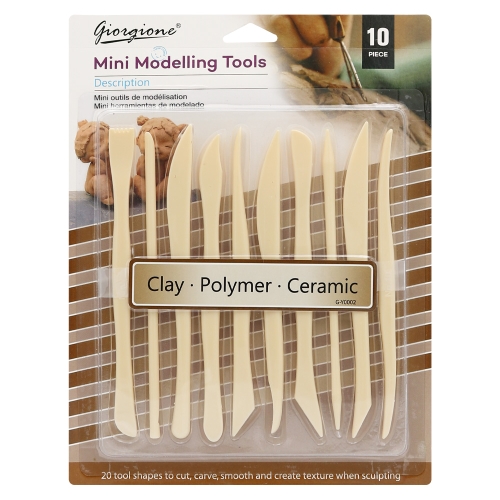 Clay modelling tools (set of 10) mini