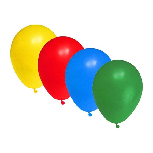 Balón M 25 cm, farebný mix /20 ks/