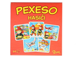 64pcs of paper Firefighters memory game in PBX