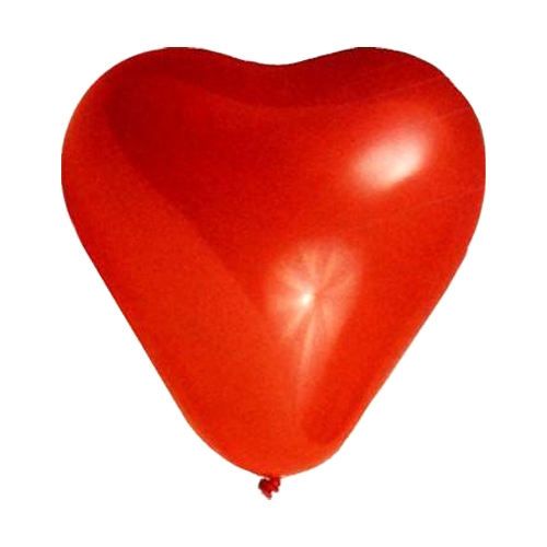 Balón L 35 cm, Srdce /100 ks/