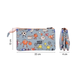 5-Pocket pencil case, Sports series