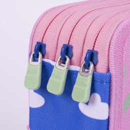 Pencil case MILAN 3-tier/full, Green & Grow special series (4)