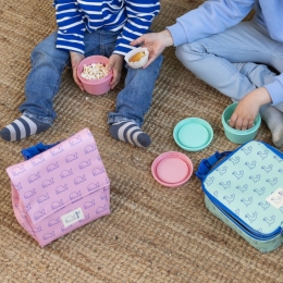 Isothermal food bag MILAN 460 (3.5 L) + 2x round box - pink (4)