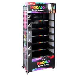 Prezentačný stojan M&G MOCALO 75x30x175 cm - naplnený
