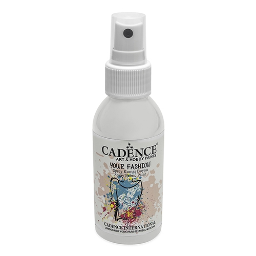 Textile spray paint Cadence, white, 100ml