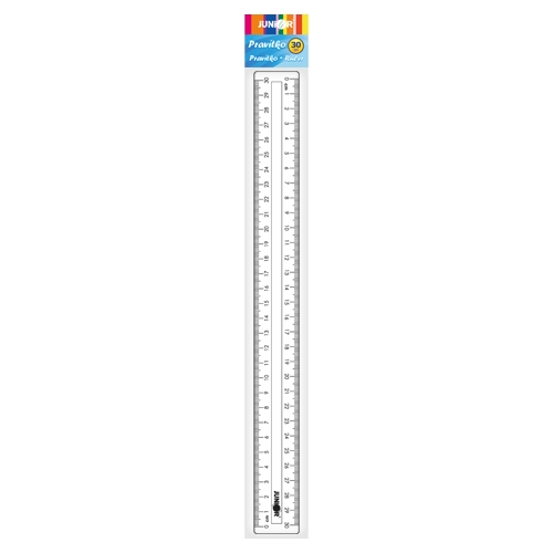 Ruler 30cm, transparent