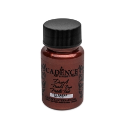 Acrylic paint Cadence D. Metallic, burgundy, 50 ml