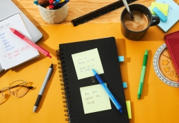 Ballpoint pen STABILO pointball colorful - blue refill (2)