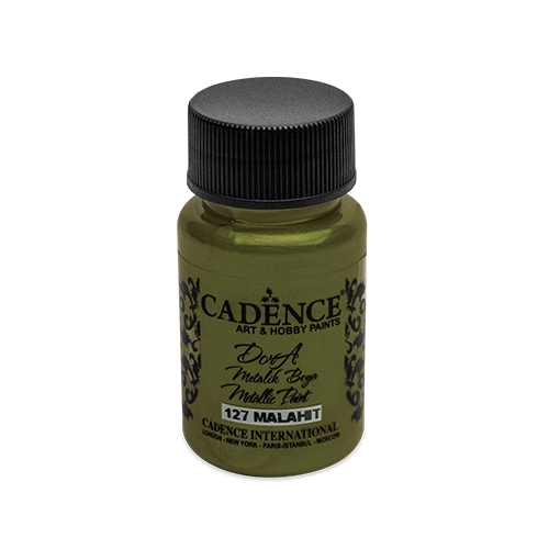 Farba akrylová Cadence D.Metalic, zlatozelená, 50 ml