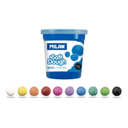 Plasticine MILAN Soft Dough basic colors - set of 10 pcs (2)