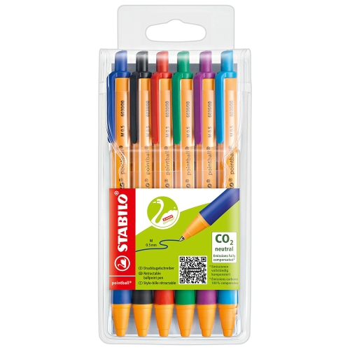 SET Ballpoint pen STABILO pointball 4 colors (2)