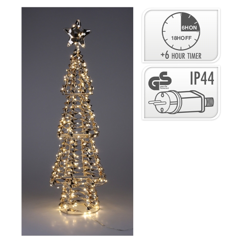 Christmas tree 80x LED, height 68 cm