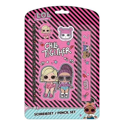 Set of 5 LOL Surprise pencils