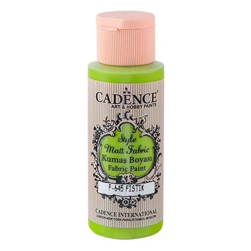 Textilná farba Cadence, Matt, zelená, 59 ml