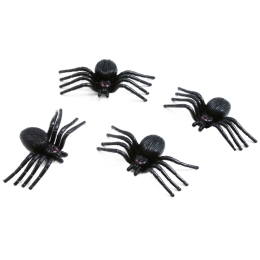 Halloween Spider Decoration, 5x3 cm (4 pieces)