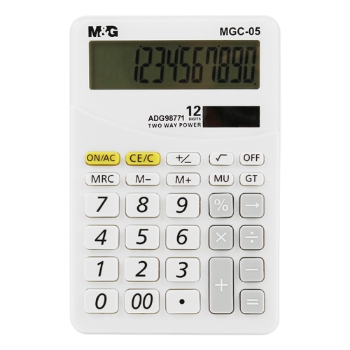 Kalkulačka M&G stolová MGC-05, 12-miestna 