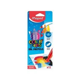 MAPED "COLOR`PEPS" oil pastels, 12 pcs