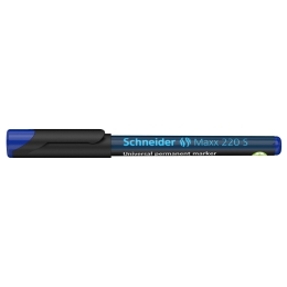 Popisovač univ. Schneider Maxx 220 permanent, hrot S - modrý (1)