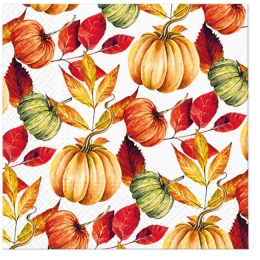 Napkins PAW L 33x33cm Pumpkin Pattern Napkins PAW L 33x33cm Pumpkin Pattern