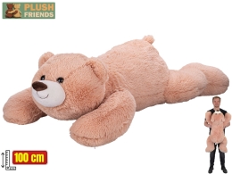 Plush Friends 100cm plush lying bear 0m+