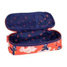 Oval pencil case Ninjutsu special series, red