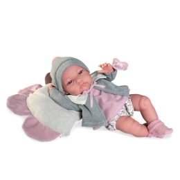 Bábika Toneta s kvetinovým vankúšom, 33 cm (2)