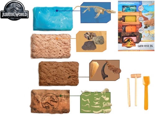 Jurassic world - dig kit w/4asstd dig blocks and dig tools in WBX