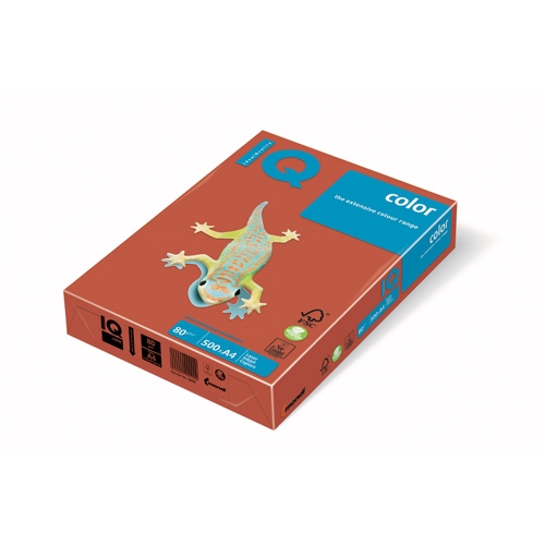 Copy paper A4 IQ 80g color brick-red