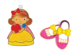 Glass Paints - Fairy Tale, 10 colors, 10.5 ml + 12 hanging glass panels (3)