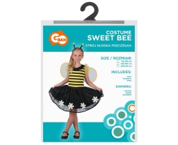 Children's Sweet Bee costume (dress, headband, wings), size 110/120 cm