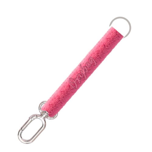 Short keyring with carabiner Fluffy
