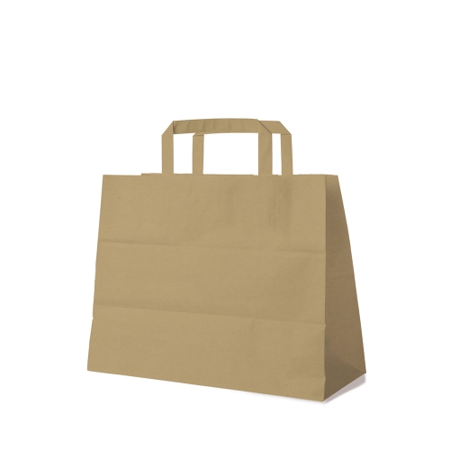 Paper bags 32x16x27 cm brown /250 pcs/
