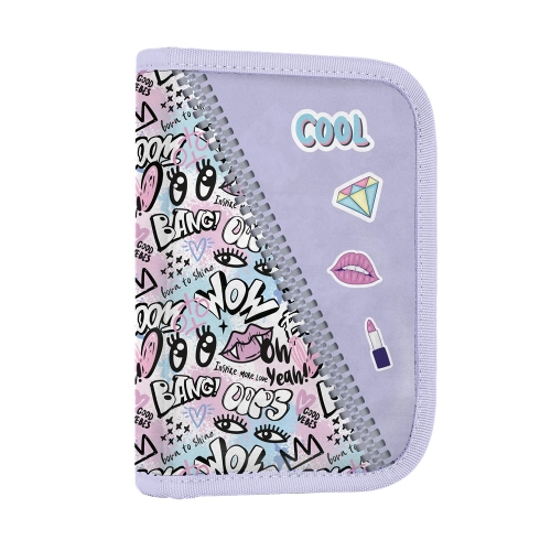 Pencil case 1 posch. /2 flaps empty - Funny Girl