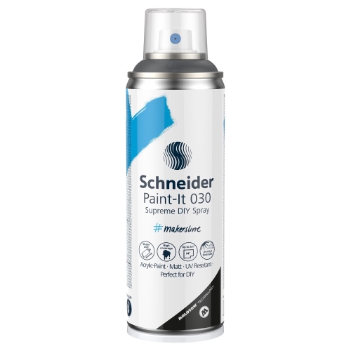 Akrylový sprej Schneider Paint-It 030 - tmavo šedý