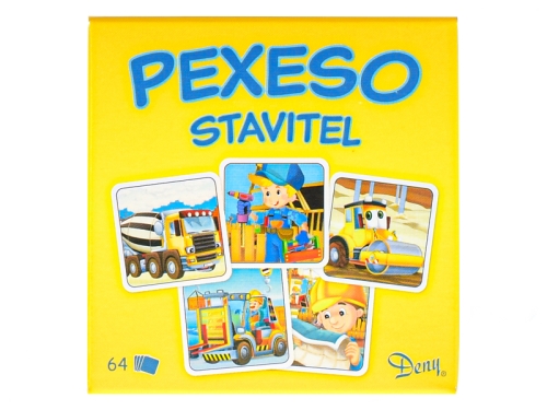 64pcs of paper Builder memory game in PBX