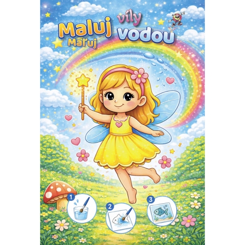 Omaľovánka A4 Maľuj vodou - Víly