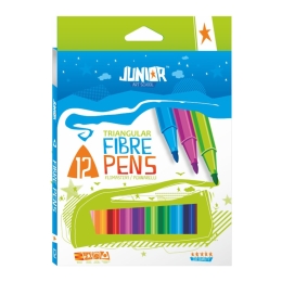 Markers JUNIOR Ultra colored, set of 12 pcs