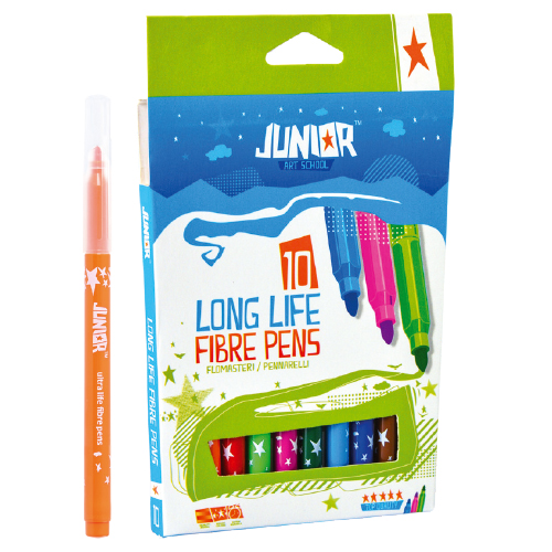 Fixy JUNIOR Ultra farebné, sada 10 ks