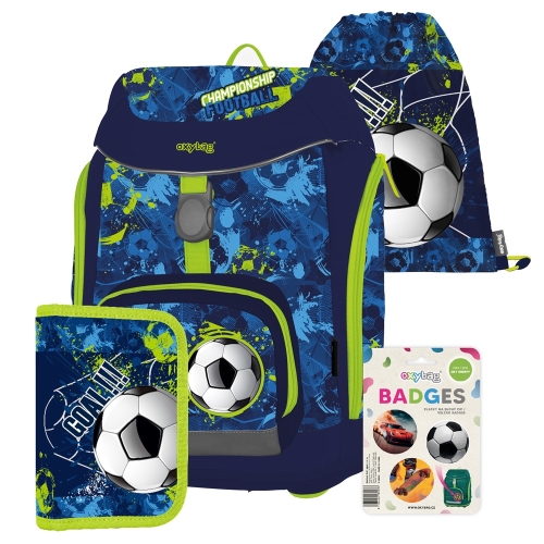 School bag (4-piece set) OXY Sherpy - Football