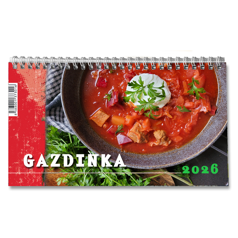 Kalendár nástenný 2026 Gazdinka