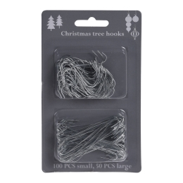 CHRISTMAS TREE HOOKS 150PCS