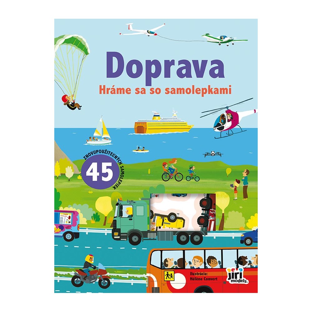 Hráme sa so samolepkami - Doprava A4