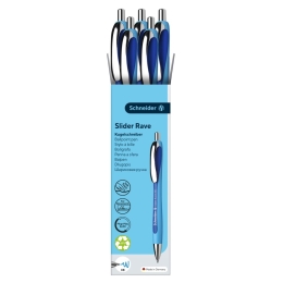 Ballpoint pen Schneider "Slider Rave", 0.7 mm, blue (1)