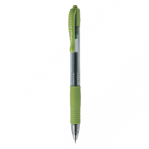 Roller gel PILOT "G-2" light green 0.7 mm