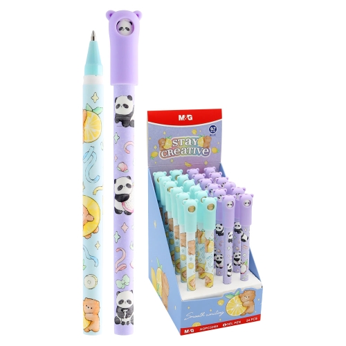 Gel pen M&G Stay Creative 0.7 mm - blue refill