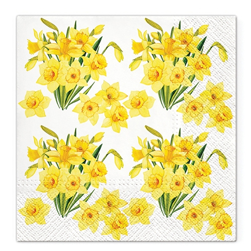 Obrúsky TaT 33x33cm Daffodills Bouquets